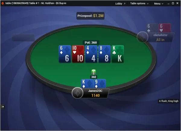 SPIN Milionário da partypoker