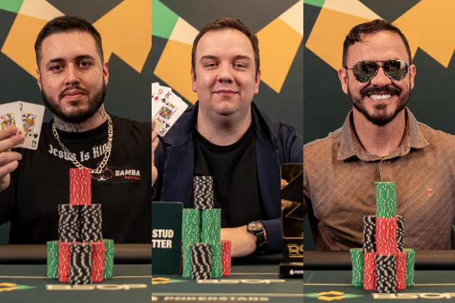 Vinícius Thomaziello, Matheus Simonetti e Alexandre Arantes