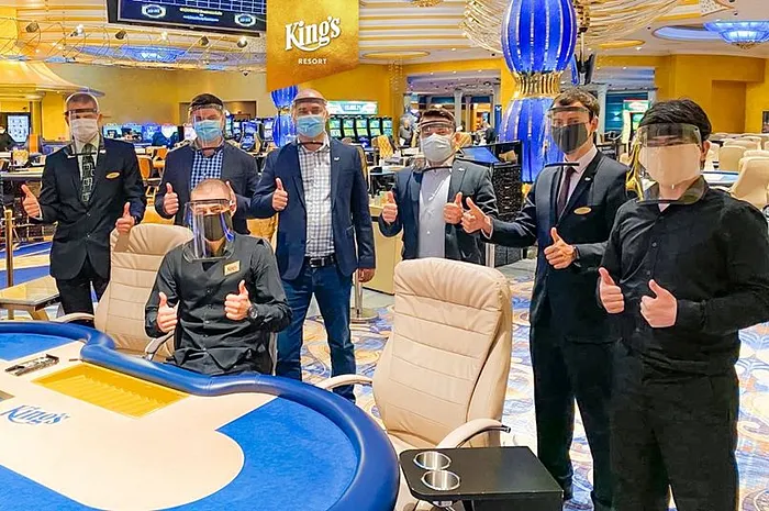 Blackjack, slots, roulette and poker cash games will be available to customers from today as King's Resort Rozvadov reopens