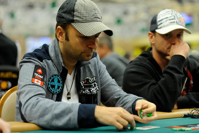 Daniel Negreanu - above average in chips and looking to make a deep run!
