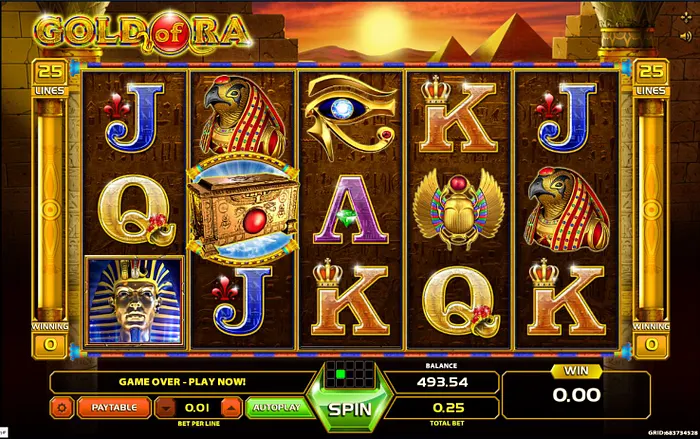 Gold of Ra slots game