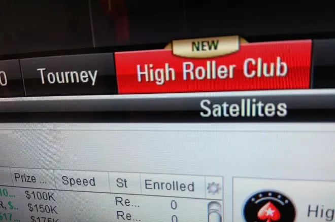 High Roller Club - PokerStars - Poker Online