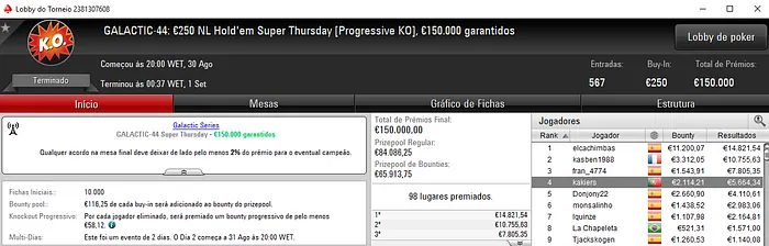 Galactic Series com Bons Prémios para kakiers e allinfinity & Mais 101