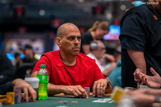 Amnon Filippi is among the big stacks for Day 2