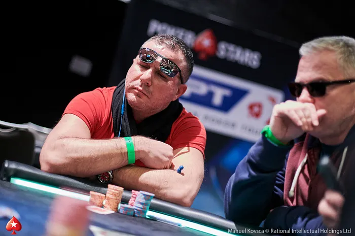 Akin Tuna leads the €10,300 High Roller at PokerStars EPT Prague
