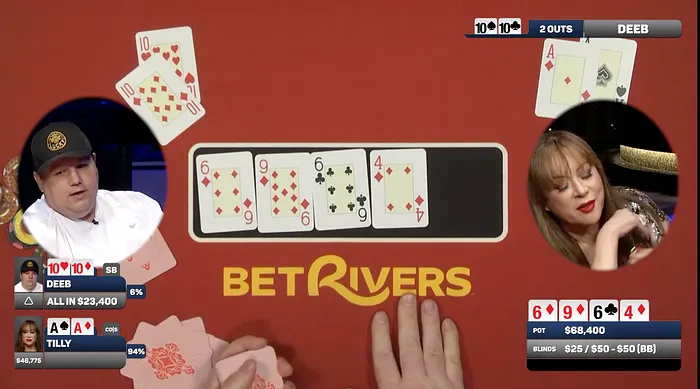 Jennifer Tilly Runs Roughshod Over Table on Latest Hellmuth's Home Game 106