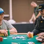 Alex Foxen and Phil Hellmuth