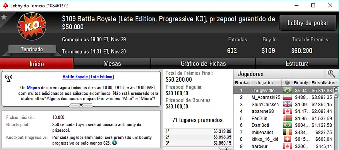 ThugWaffle Crava 5 Battle Royale (,355) & Mais 101