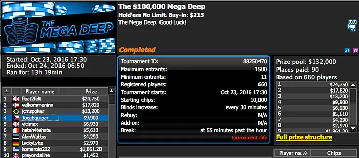 Sessão em Cheio para João Vieira; 7 ITM's e 3FT's na 888poker 103