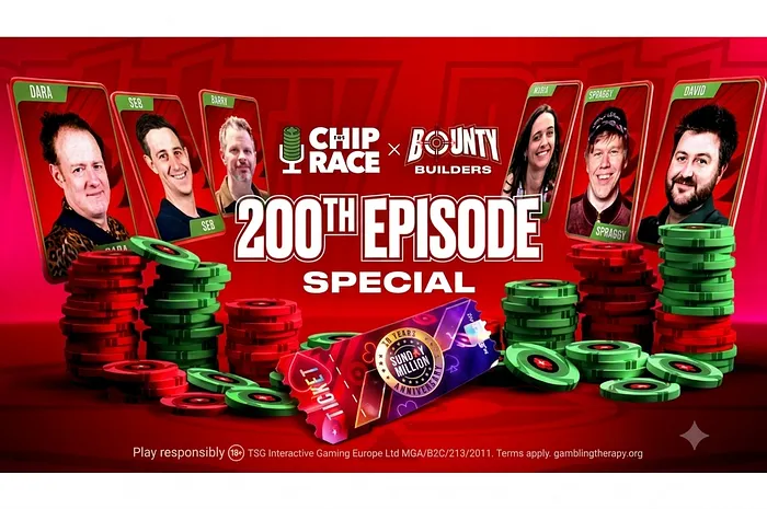 The Chip Race Podcast Turns 200 With Special PokerStars Bounty Tourney