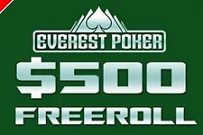 Everest Poker : FreerolL Cash 500$ exclusif PokerNews le mercredi 23 décembre à 17h35.