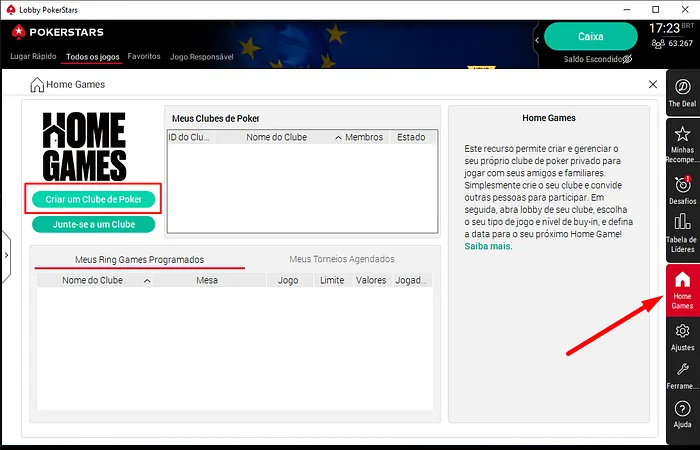 jogar poker com amigos - home game pokerstars