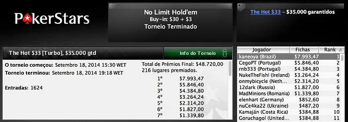 Padilha, Tournier, Bauruzito & Mais destroem no PokerStars 102