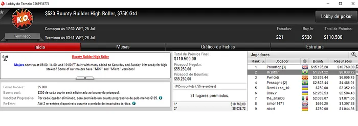 chicalltreta dá Show no PokerStars e Chega aos 5 Dígitos de Premiação 103