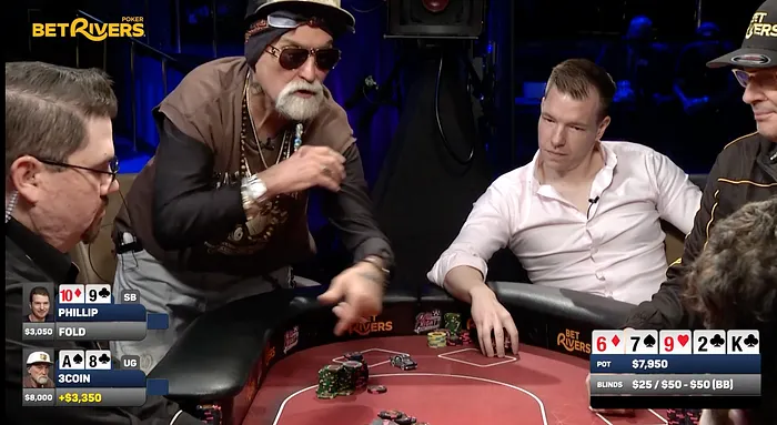 Poker Brat Bests 3Coin on Way to Becoming Big Winner in Hellmuth's Home Game 102