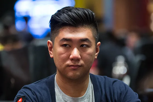 Bryan Huang during the $50,000 Freezeout event