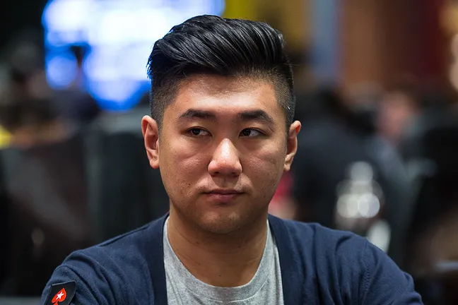 Bryan Huang during the $50,000 Freezeout event