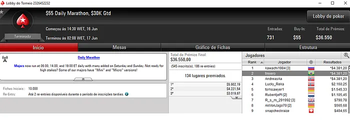 trexero e GeraldoCesar Brilham na reta de Sábado do PokerStars 101