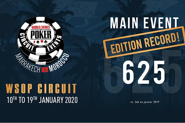 WSOP Circuit Marrakech Record