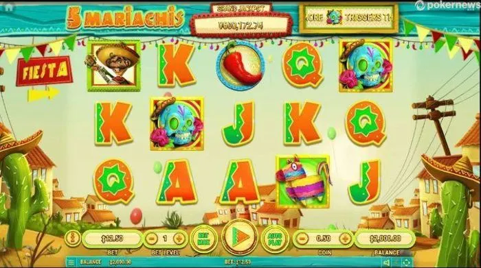 5 mariachis slot game