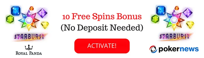 no deposit free spins to play starburst