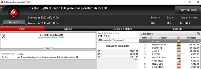 Squeezamos Vence Night on Stars €100 da PokerStars.FRESPT & Mais 102