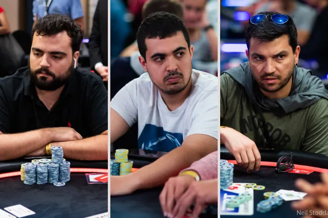 Rui Sousa, Rodrigo Carmo & Giovani Torre no EPT Barcelona 2019