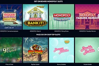 Get on Board Monopoly Slots and Top Slots