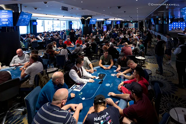 Michael Matsioukkou topped a giant 518 player field to lead Day 1D