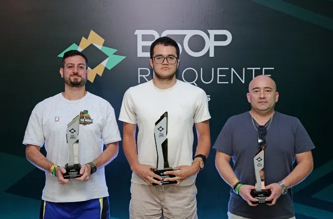 Pódio do Grand High Roller