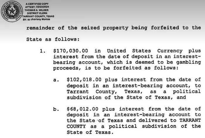 Texas Poker Room Raid