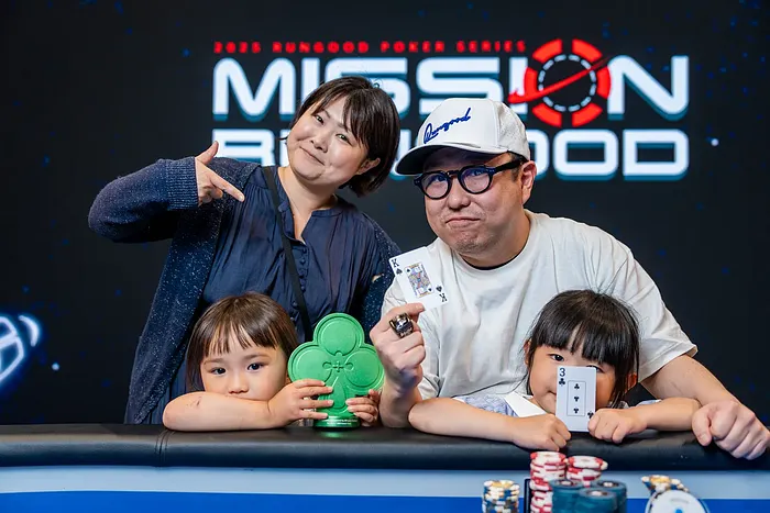 Jun Obara and his family