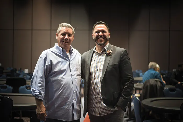 Chris Torina (R) and Mike Sexton