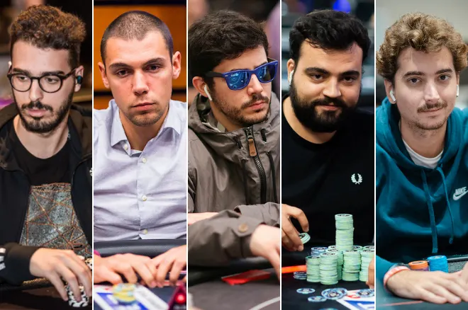 Tomás Ribeiro, Rui Ferreira, Luís Faria, Rui Sousa e Diogo Veiga