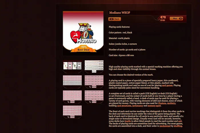 Dutch Website Says It Sells Marked WSOP Cards 0001