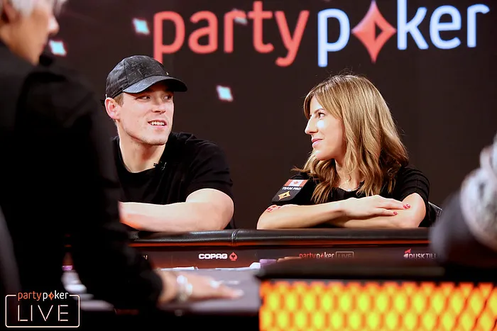 Alex Foxen e Kristen Bicknell no partypoker MILLIONS UK 2020