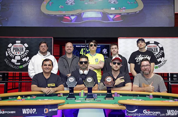 Mesa Final do Main Event da WSOP Brazil 2022