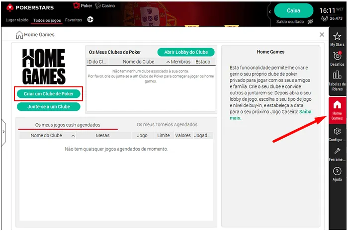 Como jogar poker com amigos na PokerStars Portugal