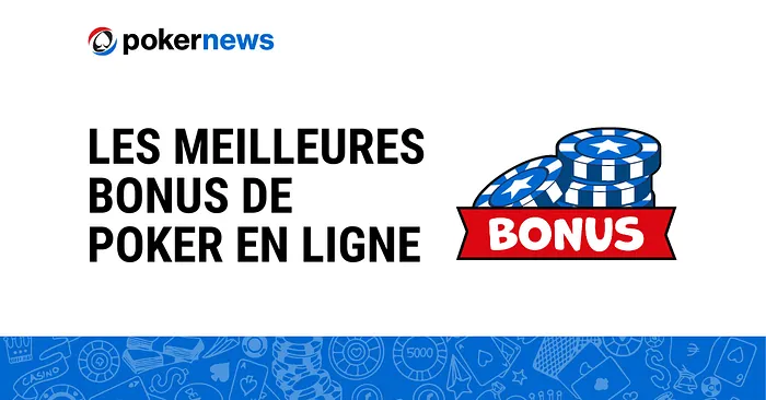 Meilleurs bonus de poker en ligne