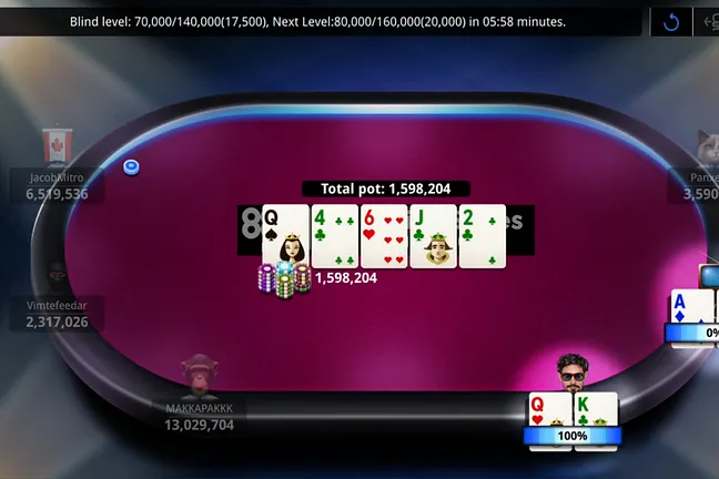 "flockystern" Eliminated in 6th Place ($2,151)