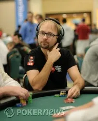 Daniel Negreanu on Day 1a of the main event