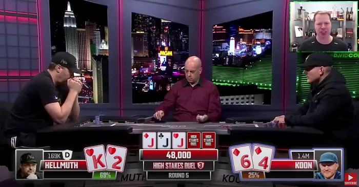 Phil Hellmuth and Jason Koon