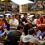 The David Tuchman, Eric Ethans, Vanessa Rousso table has attracted a number of spectators