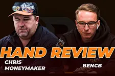 Sessão de análise de mãos com Bencb e Chris Moneymaker