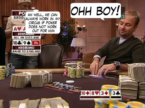 High Stakes Poker Cómico! Negreanu vs Benyamine 121
