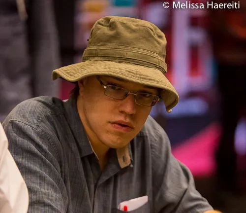 Thinking Poker Podcast co-host Nate Meyvis in the Main Event