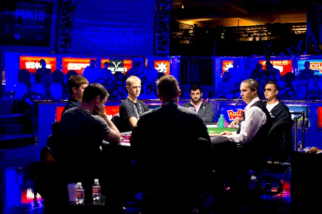 With the Final Table of Event #53 Being Held Nearby, the Remaining 18 Players Can See the Finish Line