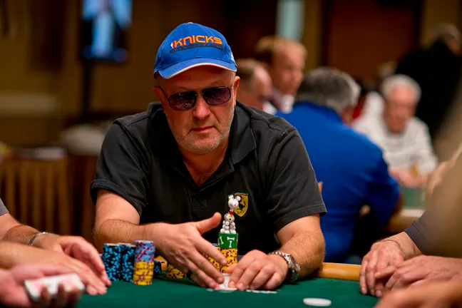 Alex Kunichoff Refuses to Relinquish His Chip Lead Here on Day 2