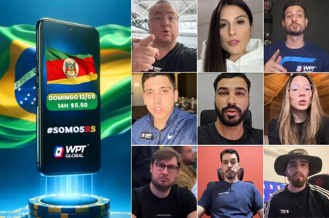 WPT Global promove torneio beneficente para ajudar vítimas das enchentes no Rio Grande do Sul