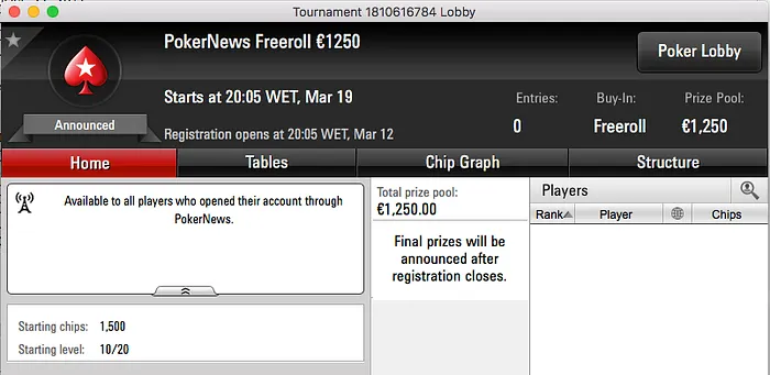 dec3x9 Vence Freeroll PokerNews €1,250 101